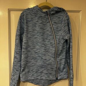 Champion Heathered Blue Zip-Up hoodie 6-6x